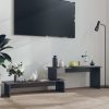 Arbor TV Cabinet 180x30x43 cm Engineered Wood – High Gloss Grey