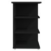 Campton Side Cabinet 35x35x55 cm Engineered Wood – Black