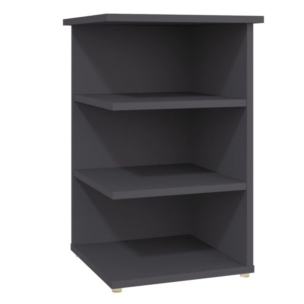 Campton Side Cabinet 35x35x55 cm Engineered Wood – Grey