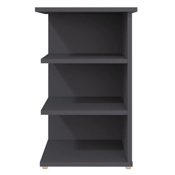 Campton Side Cabinet 35x35x55 cm Engineered Wood – Grey