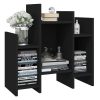 Schodack Side Cabinet 60x26x60 cm Engineered Wood – Black