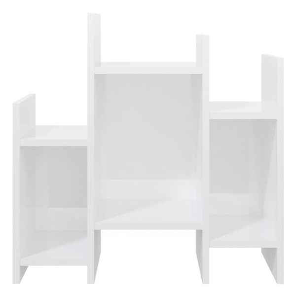 Schodack Side Cabinet 60x26x60 cm Engineered Wood – High Gloss White