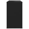 Haverford Side Cabinet 60x30x50 cm Engineered Wood – Black