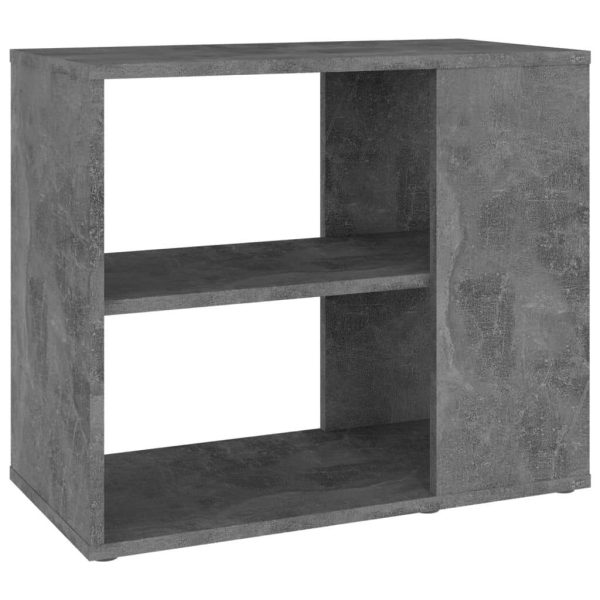 Haverford Side Cabinet 60x30x50 cm Engineered Wood – Concrete Grey