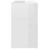 Haverford Side Cabinet 60x30x50 cm Engineered Wood – High Gloss White