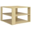 Coffee Table 60x60x40 cm Engineered Wood – Sonoma oak