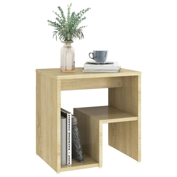 Geneva Bed Cabinet 40x30x40 cm Engineered Wood – Sonoma oak, 1