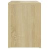 Geneva Bed Cabinet 40x30x40 cm Engineered Wood – White and Sonoma Oak, 2