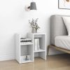 Allendale Bedside Cabinet 50x30x51.5 cm Engineered Wood – White, 1