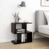 Allendale Bedside Cabinet 50x30x51.5 cm Engineered Wood – Black, 1