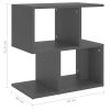Allendale Bedside Cabinet 50x30x51.5 cm Engineered Wood – Grey, 1