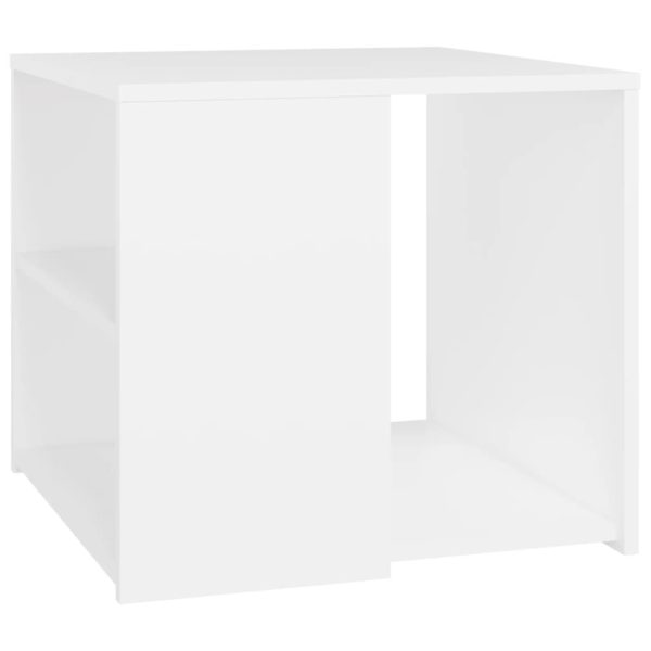 Rossmoor Side Table 50x50x45 cm Engineered Wood – White