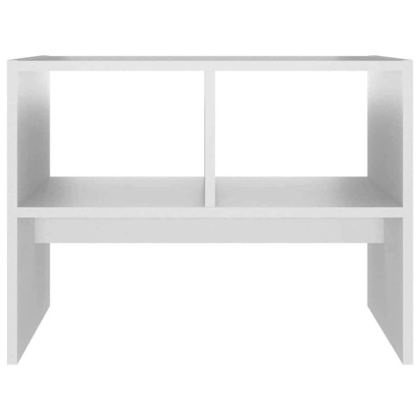 Crawford Side Table 60x40x45 cm Engineered Wood – White