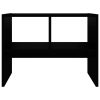 Crawford Side Table 60x40x45 cm Engineered Wood – Black