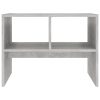 Crawford Side Table 60x40x45 cm Engineered Wood – Concrete Grey