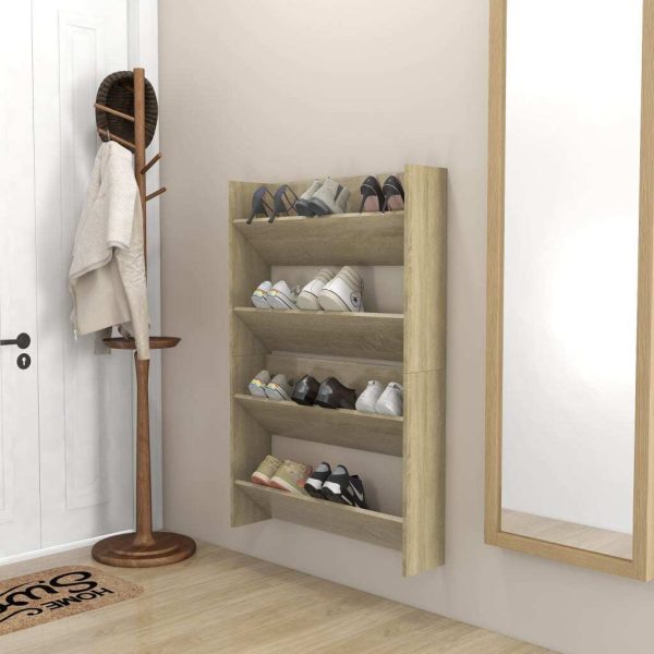 Wall Shoe Cabinet Engineered Wood