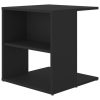Elma Side Table 45x45x48 cm Engineered Wood – Black