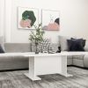 Coffee Table 103.5x60x40 cm Engineered Wood – White