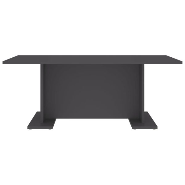 Coffee Table 103.5x60x40 cm Engineered Wood – Grey