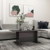 Coffee Table 103.5x60x40 cm Engineered Wood – High Gloss Grey