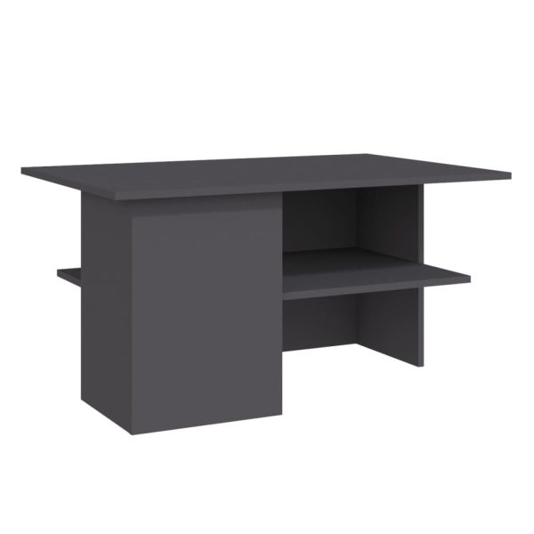 Coffee Table 90x60x46.5 cm Engineered Wood – Grey