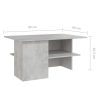 Coffee Table 90x60x46.5 cm Engineered Wood – Concrete Grey