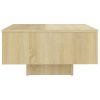 Coffee Table 60x60x31.5 cm Engineered Wood – Sonoma oak