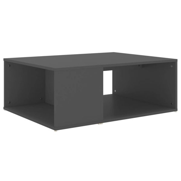 Coffee Table 90x67x33 cm Engineered Wood – Grey