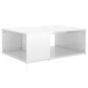 Coffee Table 90x67x33 cm Engineered Wood – High Gloss White