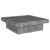 Coffee Table 90x90x28 cm Engineered Wood – Concrete Grey