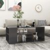 Coffee Table 100x50x40 cm Engineered Wood – Grey