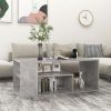 Coffee Table 100x50x40 cm Engineered Wood – Concrete Grey