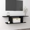 Sharon Wall Mounted TV Cabinet 103x30x26.5 cm – Black