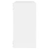 Wall Cube Shelves 4 pcs – 30x15x30 cm, White