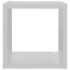 Wall Cube Shelves 2 pcs – 22x15x22 cm, White