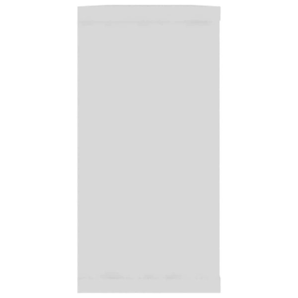 Wall Cube Shelves 4 pcs – 100x15x30 cm, White