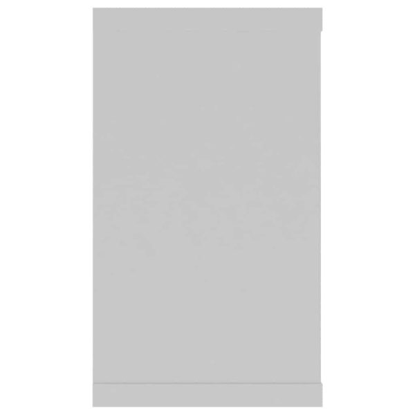 Wall Cube Shelves 4 pcs – 80x15x26.5 cm, White