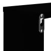 Wall Cube Shelves 2 pcs – 80x15x26.5 cm, High Gloss Black