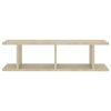 Wall Shelves 2 pcs Engineered Wood – 78x18x20 cm, Sonoma oak