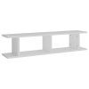 Wall Shelves 2 pcs Engineered Wood – 90x18x20 cm, White