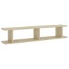 Wall Shelves 2 pcs Engineered Wood – 105x18x20 cm, Sonoma oak