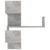 Wall Corner Shelf 40x40x50 cm Engineered Wood – Concrete Grey, 2