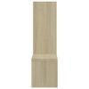 Wall Shelves 2 pcs 50x15x50 cm Engineered Wood – Sonoma oak