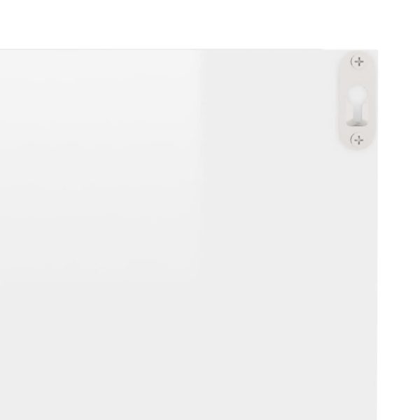 Wall Shelves 40×11.5×18 cm Engineered Wood – High Gloss White, 4