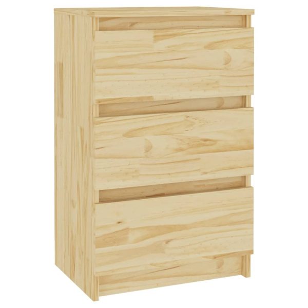 Apollo Bedside Cabinet 40×29.5×64 cm Solid Pine Wood