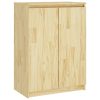 Sideboard 60x36x84 cm Solid Pinewood – Brown