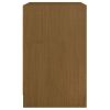 Cleethorpes Bedside Cabinet 40x31x50 cm Solid Pinewood – Honey Brown, 1