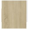 Wardrobe 70×32.5×35 cm Engineered Wood – White and Sonoma Oak