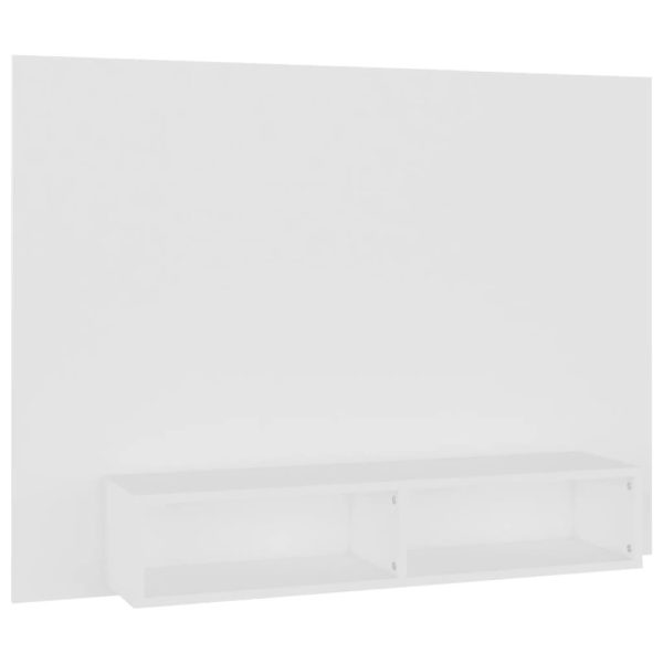 Collinsville Wall TV Cabinet 120×23.5×90 cm Engineered Wood – White