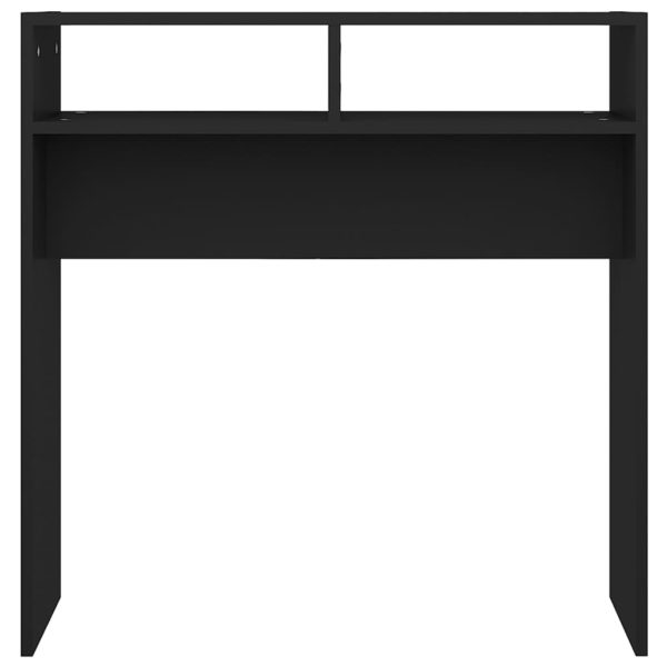 Console Table 78x30x80 cm Engineered Wood – Black
